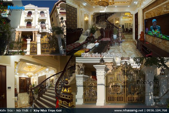 Quy trình tư vấn thiết kế và thi công nội - ngoại thất Nhà Sang