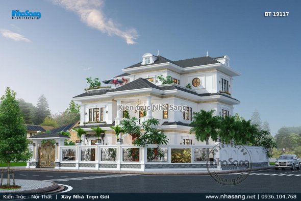 40+ Mẫu thiết kế biệt thự 3 tầng mê đắm lòng người chọn lọc đẹp nhất 2020