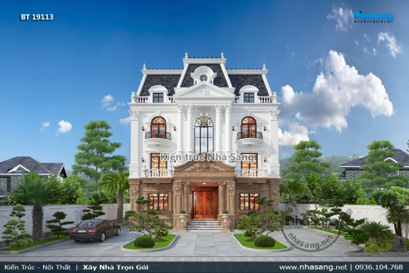 Top 10 Biệt thự tân cổ điển sang trọng nhất hiện nay