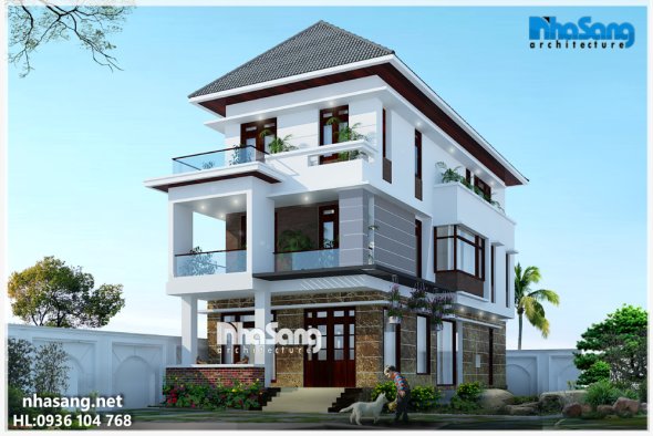 55+ Mẫu thiết kế biệt thự 3 tầng mê đắm lòng người chọn lọc đẹp nhất 2020 (Phần 1)