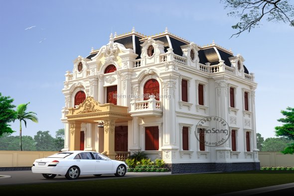 Top những mẫu biệt thự tân cổ điển 2 tầng “đẹp ngất ngây”