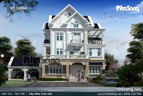 Top 25 mẫu thiết kế nhà biệt thự vườn 3 tầng đẹp và hiện đại nhất