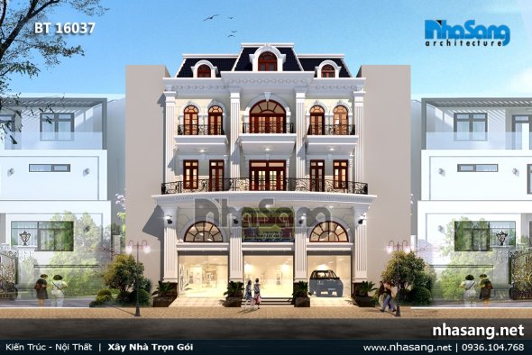 Top 10 mẫu biệt thự 3 tầng để ở và kinh doanh lộc tài, kiếm lời khủng 2020