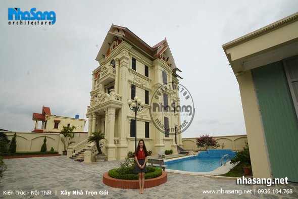 Thiết kế biệt thự có bể bơi cần lưu ý điều gì?