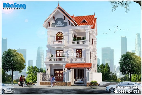 30+ Bản vẽ thiết kế nhà mặt tiền 9m 3 tầng đẹp mãn nhãn