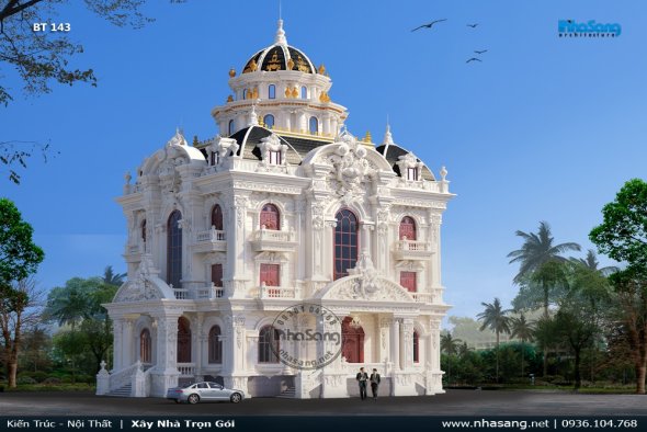 Tuyển chọn 20 mẫu biệt thự lâu đài đẹp như tranh vẽ tại Nam Định