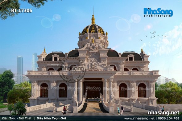 Choáng váng với 10+ mẫu dinh thự 3 tầng siêu khủng của các đại Việt