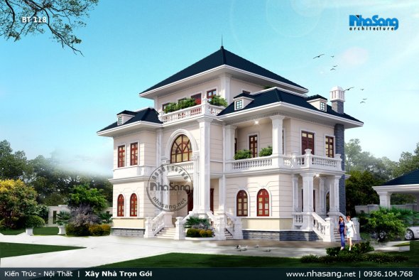 Kinh nghiệm thi công kết cấu móng nhà 3 tầng | 10+ Mẫu nhà 3 tầng sang trọng bậc nhất móng băng 2020