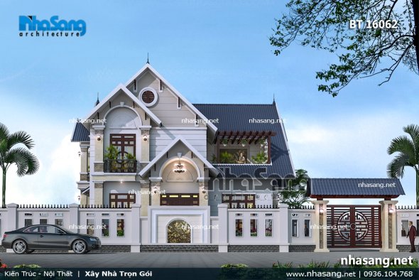 Tuyển chọn mẫu nhà biệt thự mái lệch đẹp nhất 2020