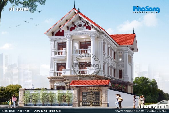 10+ Mẫu biệt thự 3 tầng có thang máy tiện nghi hiện đại đẹp nhất