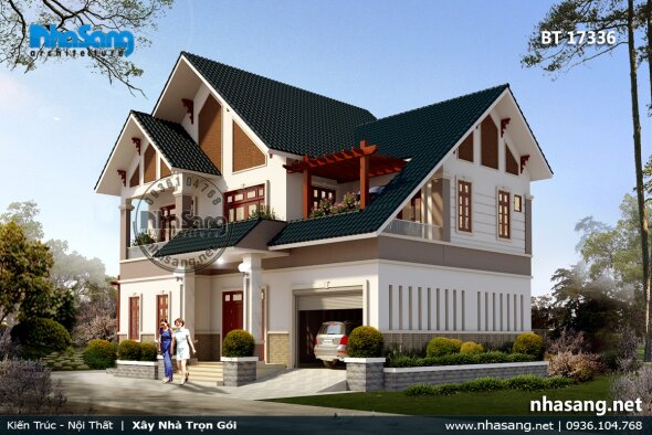 Khám phá 22 mẫu biệt thự 2 tầng 03 phòng ngủ lý tưởng cho gia đình 2 thế hệ