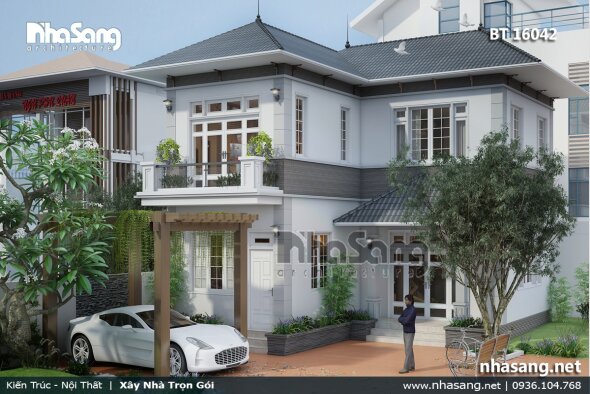 20+ Mẫu biệt thự nhỏ 2 tầng "mini house" đẹp cho gia đình kinh phí hạn hẹp