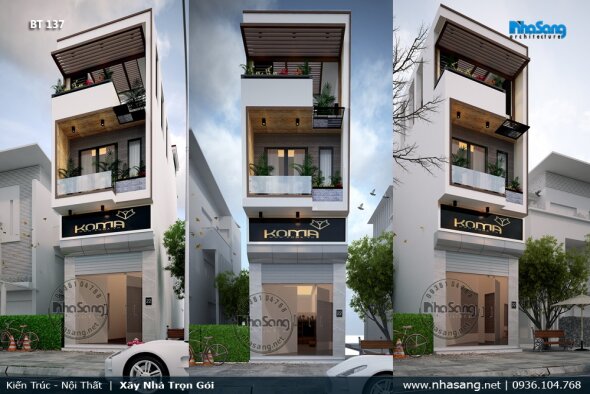 Ưu nhược điểm nhà lô phố và 20+ mẫu nhà lô thi công đep nhất 2020