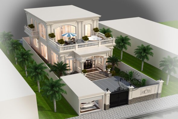 Chia sẻ 15+ Mẫu nhà đẹp 2 tầng tân cổ điển Châu Âu sang trọng và hấp dẫn nhất