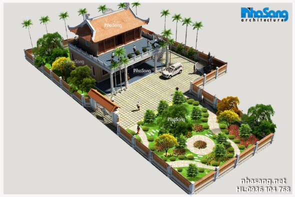 Nét đẹp truyền thống của 5 mẫu biệt thự phong cách Á Đông ấn tượng