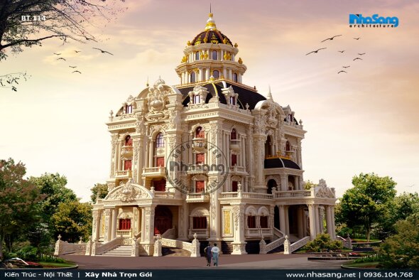 Khám phá 26+ biệt thự mái vòm hoàng gia - biểu trưng của vẻ đẹp quyền lực đẳng cấp