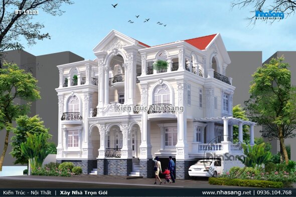 Chọn lọc 20+ Mẫu nhà mái thái cột vuông ấn tượng nhất 2020