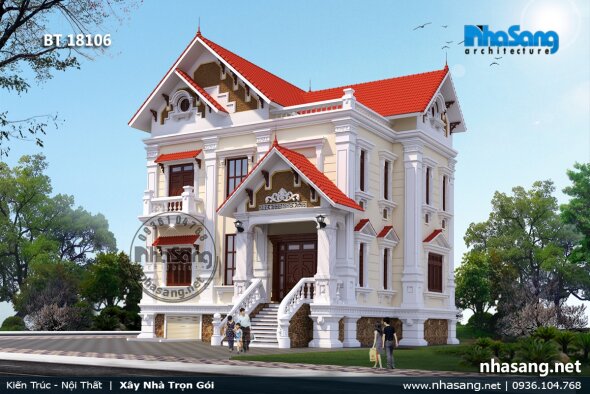 Hé lộ 233+ Ý tưởng thiết kế nhà mái thái 3 tầng cập nhật liên tục mới nhất