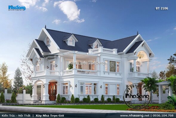 Lộ diện 1001+ siêu phẩm nhà 2 tầng 2 mặt tiền đón đầu xu hướng nông thôn mới