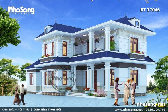 Sức hút bất diệt từ 57+ mẫu nhà 2 tầng có ban công thoáng mát tại nông thôn