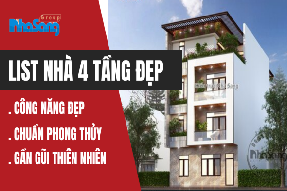 Tuyển chọn kỹ lưỡng 55 mẫu nhà 4 tầng vẻ đẹp vượt trội bất biến với thời gian