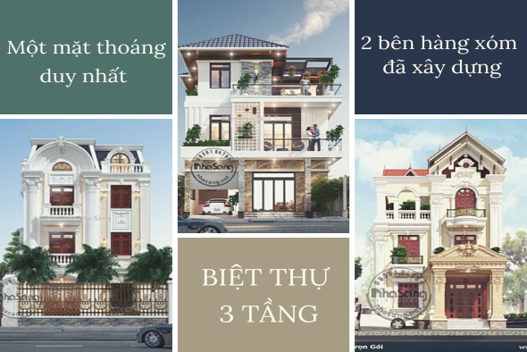 Lạc lối với 20+ mẫu nhà 3 tầng mặt tiền thoáng duy nhất ai ngắm cũng mê