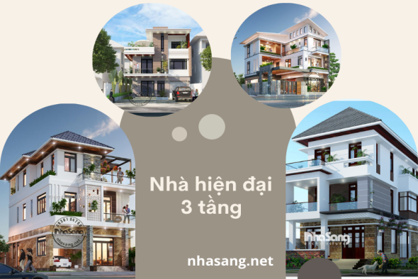 Mê mẩn 25 kiệt tác nhà hiện đại 3 tầng siêu đẹp được lựa chọn nhiều nhất