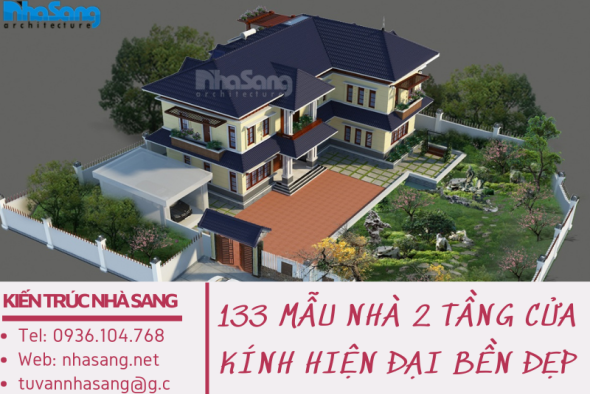 Đã mắt với 133+ mẫu nhà 2 tầng cửa kính hiện đại siêu đẳng đáng xây dựng