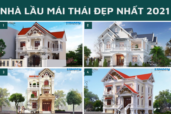List 550 mẫu nhà lầu mái thái đang thịnh hành được ưa chuộng nhất 2021
