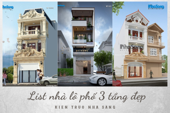 Ngả mũ với 43 mẫu nhà lô phố 3 tầng đẹp nhất 2021 ai cũng ao ước