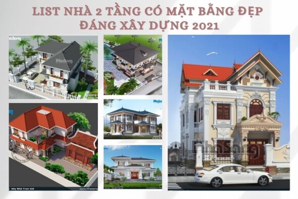 Xịn sò 145 mẫu nhà 2 tầng có mặt bằng đẹp đuổi tà khí, hút lộc tài