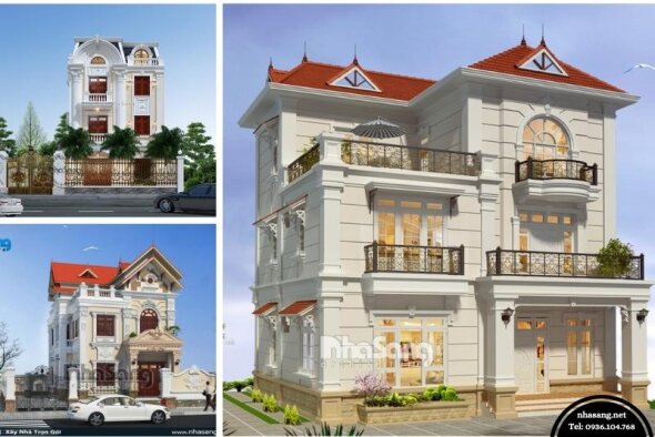 Bỏ túi 55 mẫu nhà vuông 2-3 tầng phong thủy vuông đầy trọn đời ấm no