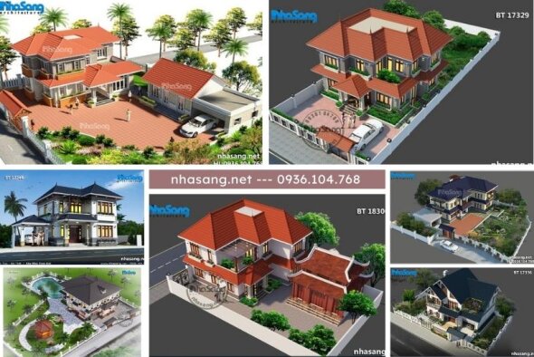 Xuýt xoa 35 tuyệt phẩm nhà kiểu Châu Âu hiện đại 2 tầng đi trước thời đại