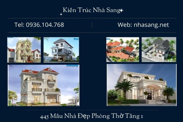 [CẬP NHẬT!!!] 445 mẫu nhà đẹp 2-3 tầng có phòng thờ tại tầng 1 linh thiêng trang trọng