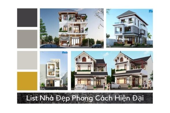 Tận hưởng cuộc sống vương giả với 45 mẫu nhà đẹp phong cách hiện đại đẹp mê ly