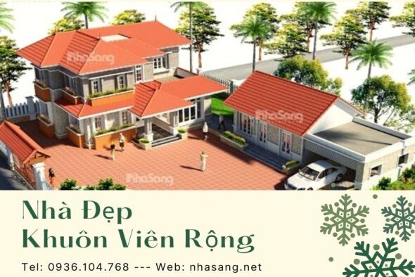 Bỏ túi 15 mẫu nhà đẹp khuôn viên rộng mang lại vượng khí vun đắp hạnh phúc gia đình