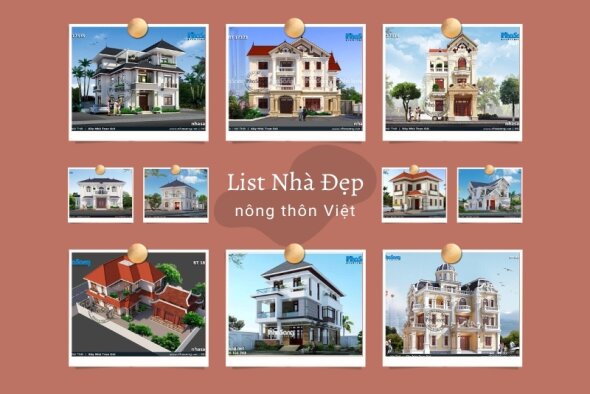 110 Mẫu nhà đẹp nông thôn Việt tuyệt mỹ khiến triệu con tim chao đảo