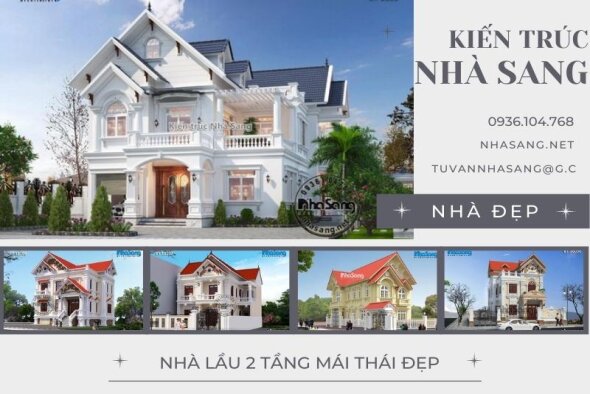 Gợi ý 65+ mẫu nhà lầu 2 tầng mái thái quốc dân xiêu lòng bất cứ ai