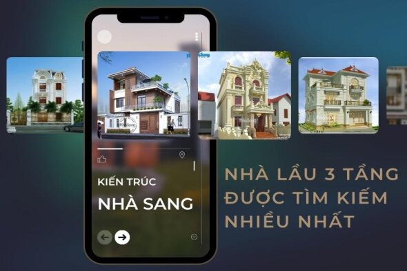 Tuyển lọc kỹ lưỡng 100 mẫu nhà lầu 3 tầng đang được tìm kiếm nhiều nhất 2022
