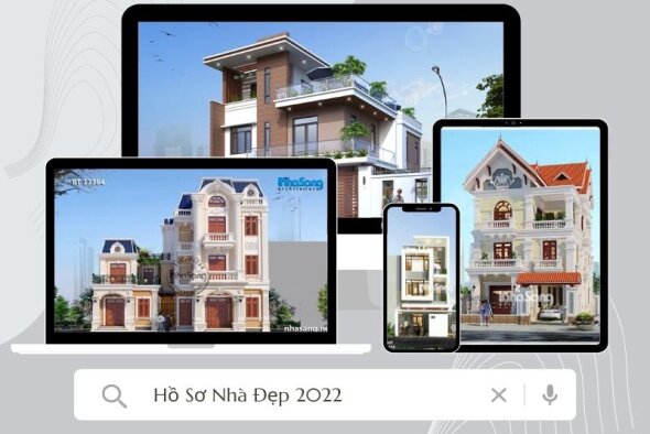 FULL hồ sơ 1000 mẫu nhà đẹp 2022 - Chìa khóa vàng mở ra không gian sống đáng mơ ước