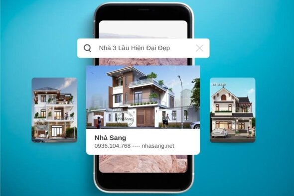Ra mắt 40 mẫu nhà lầu 3 tầng hiện đại đón đầu xu hướng xây dựng 2022