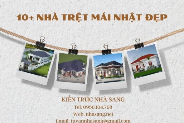 Giới thiệu 10 mẫu nhà trệt mái nhật siêu đẹp siêu tiết kiệm chi phí