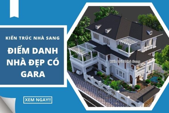 Điểm danh 99 mẫu nhà đẹp có gara được yêu thích nhất mọi thời đại