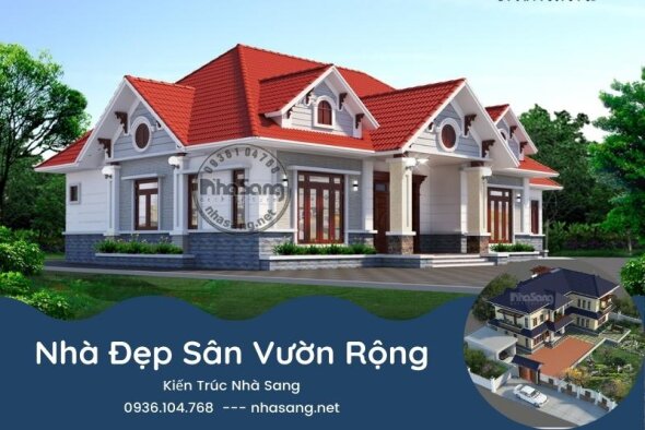 CỰC CHẤT 100+ mẫu nhà đẹp sân vườn rộng xanh phong thủy đáng mơ ước 2022