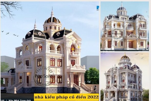 LIST 65+ Mẫu nhà kiểu Pháp cổ điển đẹp nhất - xu hướng kiến trúc không bao giờ lỗi thời