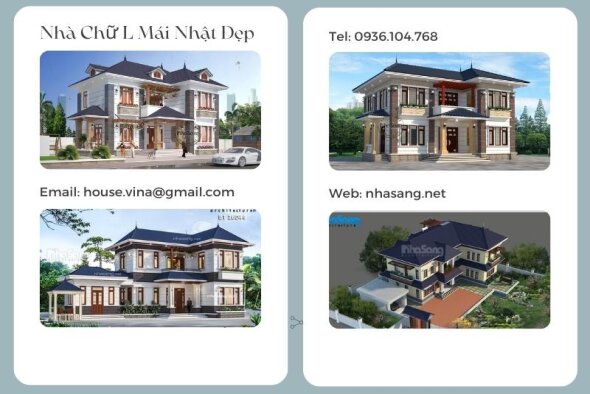 Bắt kịp xu thế thời đại với 150 mẫu nhà chữ L mái nhật đang được săn lùng nhất