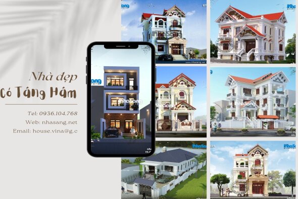 Gợi ý 45 mẫu thiết kế nhà đẹp có tầng hầm tiện nghi ai cũng muốn xây