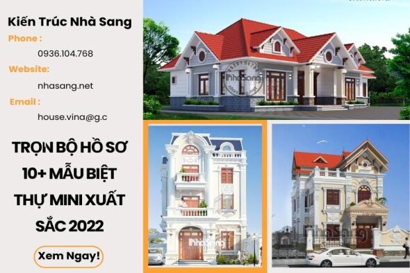 TOPs 100 mẫu biệt thự mini cực đẹp cho những khu đất hẹp chi phí đầu tư ít