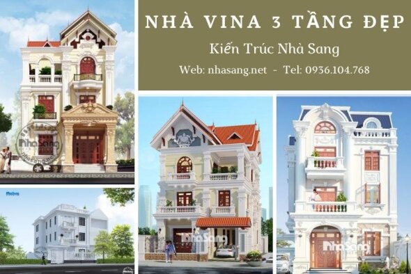 Xuất sắc 95 mẫu thiết kế nhà vina 3 tầng đẹp vững bền cùng thời gian