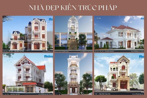 Hé lộ 99 mẫu nhà đẹp kiến trúc Pháp tinh hoa cao cấp thường tồn cùng thời gian